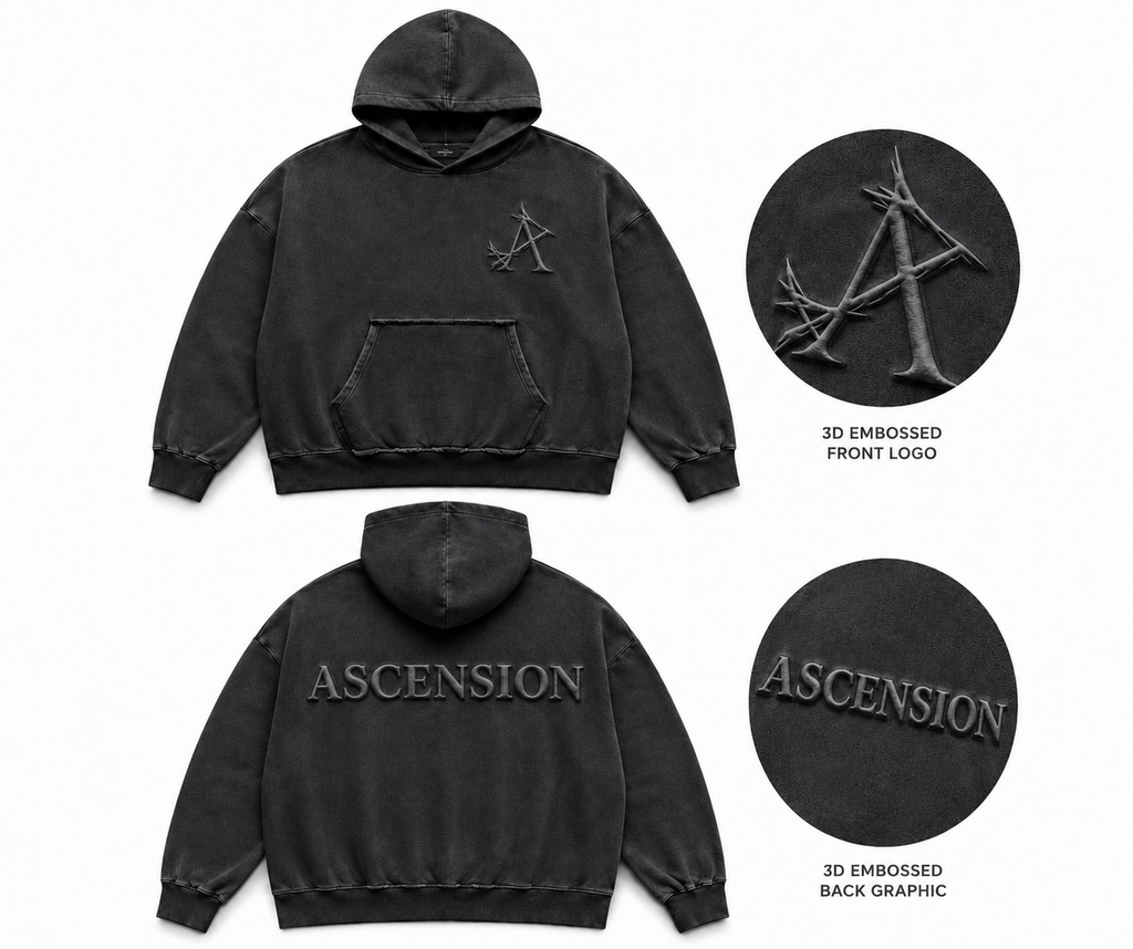 ASCENSION Embossed Heritage Hoodie