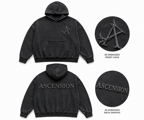 ASCENSION Embossed Heritage Hoodie